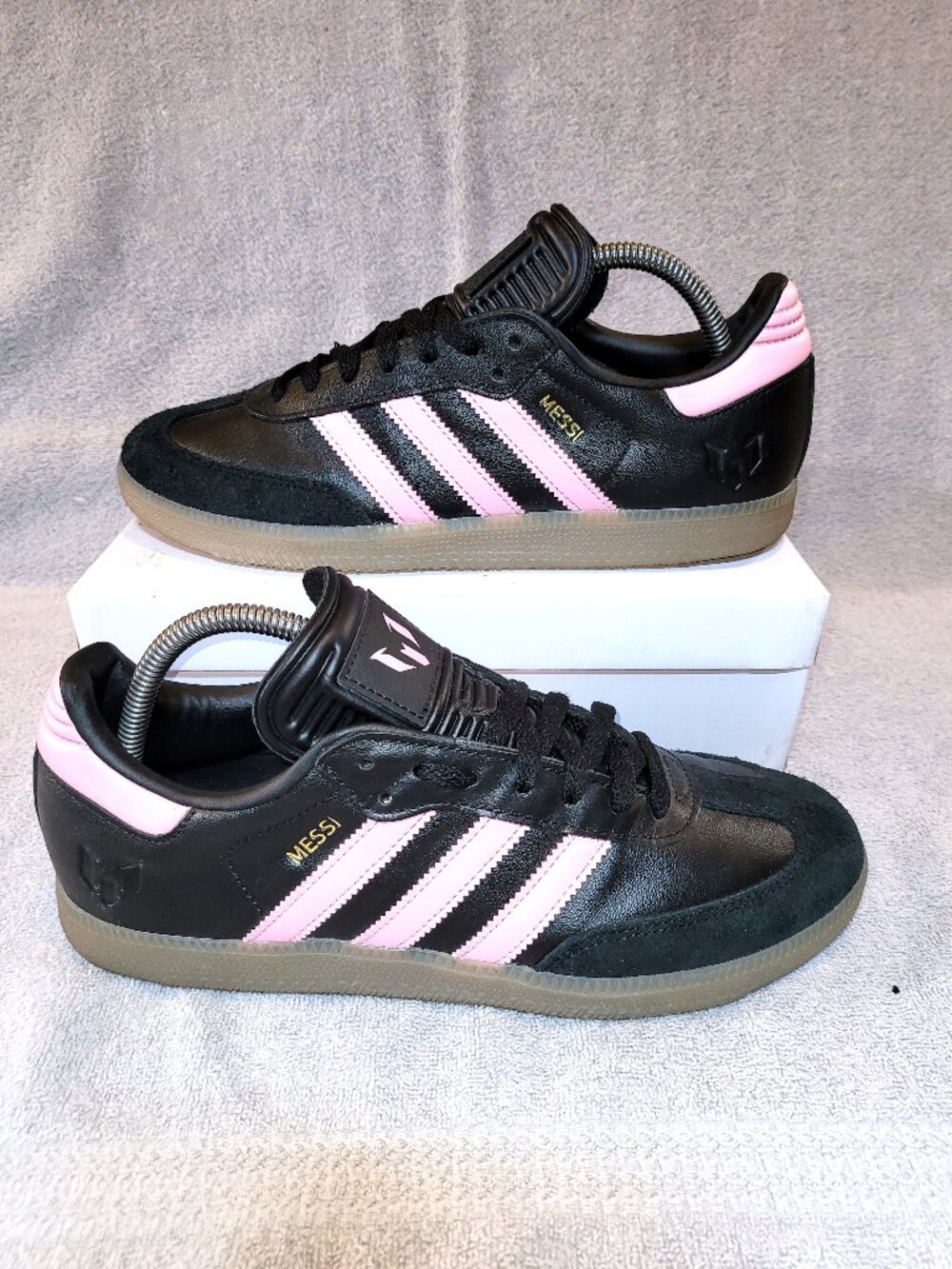 Adidas Originals Samba MESSI Inter Miami Black/Light Pink JP7845 Men's Size 8.5